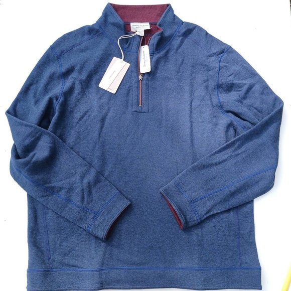 Tommy Bahama Other - Tommy Bahama Men's Size XXL Blue Sweater Turtle Neck